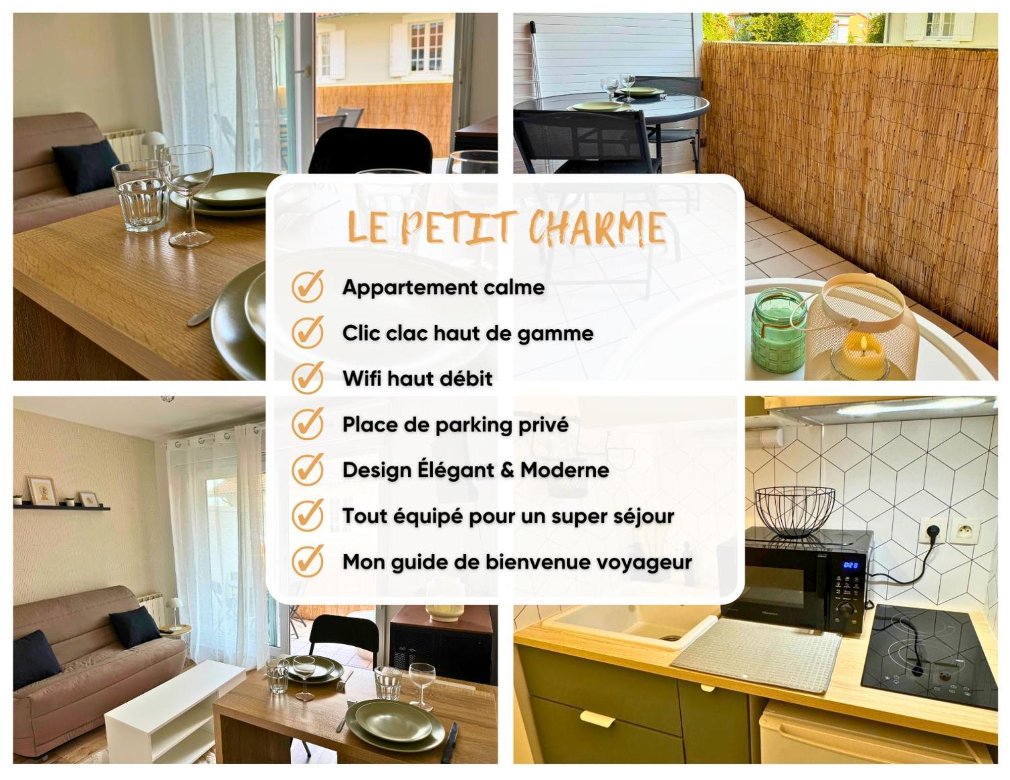 Petit Charme - Balcon - Parking - Fibre Apartment *